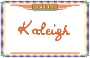 KaleighдӢ