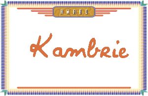 KambrieдӢ