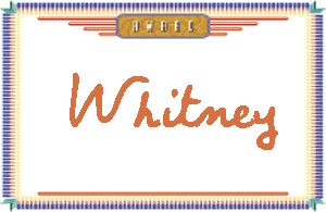 WhitneyдӢ